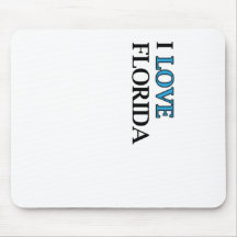 I Liebe-Florida-Entwurf Mousepad