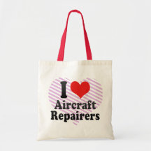I Liebe-Flugzeug-Reparaturhauer Tragetasche