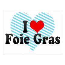 I Liebe Foie Gras Postkarte