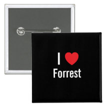 I Liebe Forrest Anstecknadelbuttons