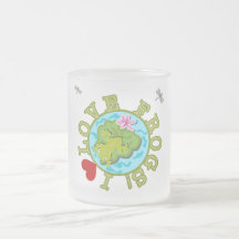 I Liebe-Frosch-T-Shirts und Geschenke Teetasse