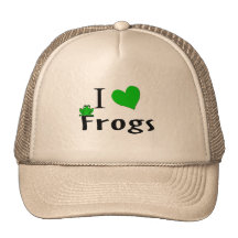 I Liebe-Frösche Baseball Caps