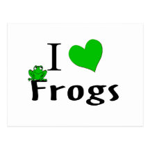 I Liebe-Frösche Postkarten