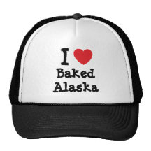 I Liebe gebackenes Alaska Herz T-Shirt Truckercap