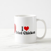 I Liebe-gebratenes Huhn Kaffeetassen