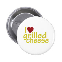 I Liebe gegrillter Käse Button
