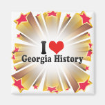 I Liebe-Georgia-Geschichte Kühlschrankmagnet