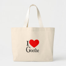 I Liebe Goethe Tragetasche