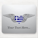I Liebe Griechenland - Flügel Mousepad