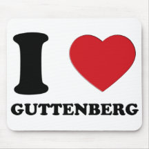I LIEBE GUTTENBERG 3D MOUSEPAD
