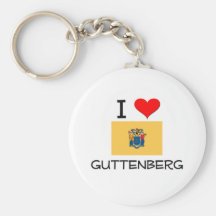 I Liebe Guttenberg New-Jersey Schlüsselband