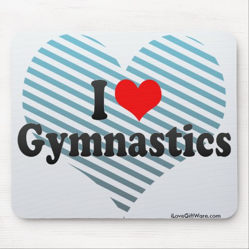 I Liebe-Gymnastik Mauspads