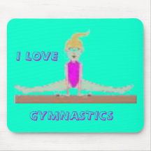 I LIEBE-GYMNASTIK MOUSEPAD