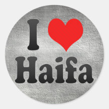 I Liebe Haifa, Israel Stickers