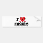 I Liebe Hashem Autoaufkleber