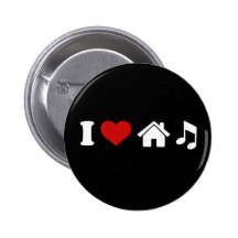 I Liebe-Haus-Musik Button