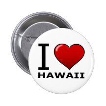 I LIEBE HAWAII ANSTECKNADEL