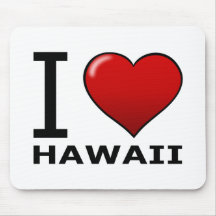 I LIEBE HAWAII MAUSPAD