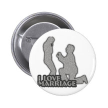 I Liebe-Heirat heiraten Sie mich? Anstecknadelbutton