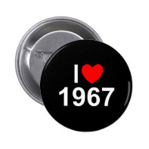 I Liebe (Herz) 1967 Anstecknadelbutton