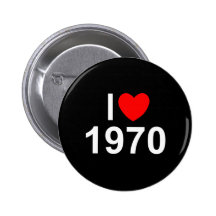 I Liebe (Herz) 1970 Buttons