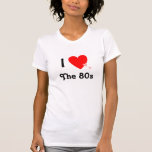 I Liebe (Herz) der 80er Tshirt
