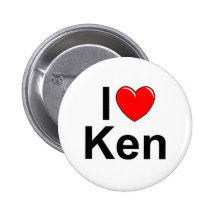 I Liebe (Herz) Ken Anstecknadel