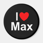 I Liebe (Herz) maximal Kühlschrankmagnet
