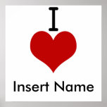 I Liebe (Herz) Rochell Poster