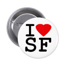 I Liebe-Herz San Francisco Button