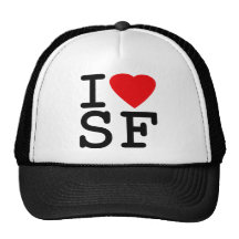 I Liebe-Herz San Francisco Retrokappen