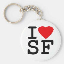 I Liebe-Herz San Francisco Schlüsselanhänger