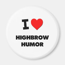 I Liebe-Highbrow Spaß Magnets