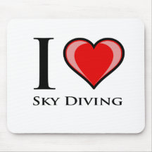 I Liebe-Himmel-Tauchen Mousepads