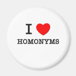 I Liebe-Homonyme Kühlschrankmagnete