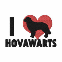 I Liebe-Hovawarts gesticktes langes Hülsen-T-Shirt