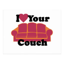 I Liebe Ihre Couch Postkarten