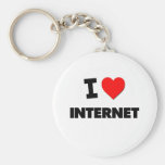 I Liebe-Internet Schlüsselbänder