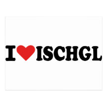 I Liebe Ischgl Postkarte