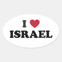 I Liebe Israel Sticker
