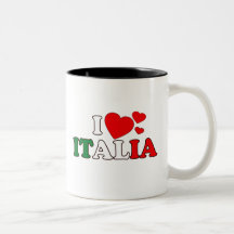I Liebe-Italien-Becher Tassen