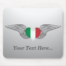 I Liebe Italien - Flügel Mousepads