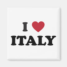 I Liebe Italien Kühlschrankmagnet