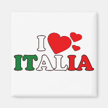 I Liebe-Italien-Magnet Kühlschrankmagnete