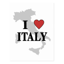 I Liebe Italien Postkarten