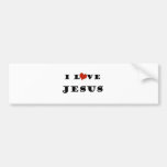 I Liebe Jesus Autosticker