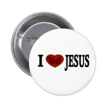 I LIEBE-JESUS-KNOPF ANSTECKNADEL