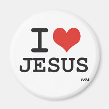 I Liebe Jesus Kühlschrankmagnete