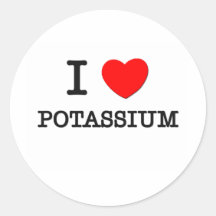 I Liebe-Kalium Sticker