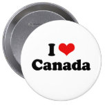 I LIEBE KANADA ANSTECKNADELBUTTONS